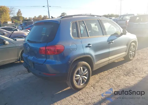 2017 Volkswagen Tiguan 2.0T/2.0T S из США, поврежденный, VIN WVGAV7AX9HK004540